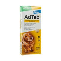 AdTab kramtomosios tabletės nuo erkių ir blusų šunims, 11-22 kg, 450 mg, 1 tabl.