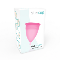 menstruacine taurele - STER CUPS menstruacinė taurelė L dydis, Rožinė (Pink) - 2 nuotrauka