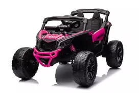 elektromobilis vaikam buggy 4x4 - Vaikiškas elektromobilis CAN-AM Maverick, rožinis (Pink) - 2 nuotrauka