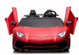 lamborghini elektromobilis - Dvivietis elektromobilis Lamborghini Aventador SV STRONG, raudonas (Red) - 2 nuotrauka
