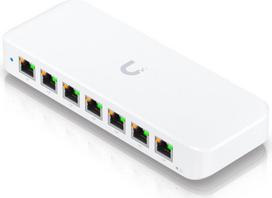 switch 8 port gigabit - Ubiquiti UniFi Switch USW-Ultra-60W 8-Port PoE L2 Gigabit Ethernet Balta (White) - 7 nuotrauka