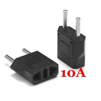 maitinimo laidas - CP CP-CNUS-EU Maitinimo kištuko adapteris USA / CN 2-Pin to Euro 2Pin Juodas (Black) - 1 nuotrauka