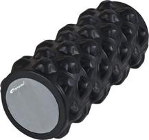 Spokey ROLL 2IN1 Fitness volelis, 33 x 14,5 cm, +1 lygus EVA putų volelis (10 cm), Tamsios pilkos, PU/PVC putos