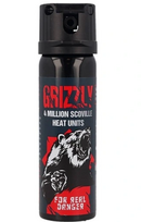 duju balioneliai - Pipirinis dujinis balionėlis savigynai Grizzly, 63 ml - 1 nuotrauka