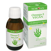 zuvys - NORSAN OMEGA-3 VEGAN, citrinų skonio, 100 ml - 1 nuotrauka