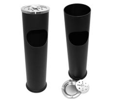 juoda pelenine - Peleninė šiukšliadėžė, 8 l, juoda (Black) - 1 nuotrauka