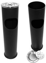 juoda pelenine - Peleninė šiukšliadėžė, 8 l, juoda (Black) - 2 nuotrauka