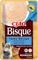 tunas maistas katems - INABA Ciao Bisque Tuna skanėstas katėms 40 g - 1 nuotrauka