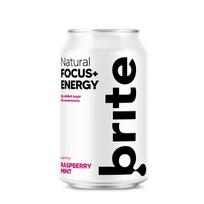 skardines gerimu - Gazuotas gėrimas BRITE, aviečių ir mėtų skonio, 330 ml - 2 nuotrauka