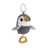tukanas - FISHER PRICE pakabinamas muzikinis Tukano paukštis HNX66 balta/pilka (White/Grey) - 1 nuotrauka