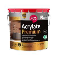 dregmei atsparus lubu dazai - Sienų ir lubų dažai Vivacolor Acrylate Premium, balta (White), 2.7 l - 2 nuotrauka