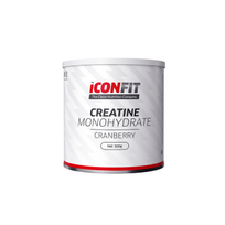kreatinas creatine - ICONFIT Mikronizuotas Kreatino Monohidratas (Cranberry) 300 g - 1 nuotrauka