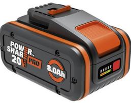 li ionu - Worx WA3648, 20V, 8.0Ah, Li-ion - 1 nuotrauka
