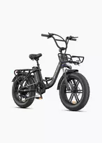 engwe l20 boost - Engwe L20 Boost 20" Elektrinis Dviratis Juodas (Black) - 2 nuotrauka