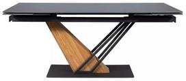 Valgomojo stalas Signal Genesis, rudas/juodas (Brown/Black), 180-240 cm x 90 cm x 75 cm