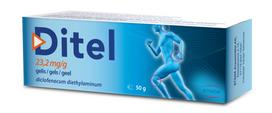 sanariu gelis - DITEL, 23,2 mg/g, gelis, 50 g - 3 nuotrauka