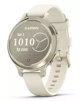 Garmin Lily 2 Active 010-02891-00, Lunar Gold/Bone Silicone Band (Auksinis)