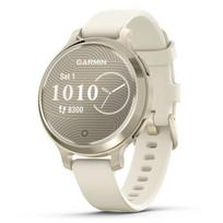 lilu 2 - Garmin Lily 2 Active 010-02891-00, Lunar Gold/Bone Silicone Band (Auksinis) - 2 nuotrauka