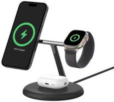 belkin wireless charging - Belkin Boost Charge Pro 3-in-1 Qi2 15W Juodas (Black) - 2 nuotrauka