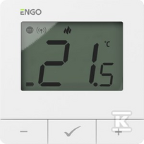 wifi - Engo E20i Belaidis WiFi Termostatas 16A, Baltas (White) - 1 nuotrauka