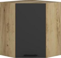 Halmar Viršutinė virtuvinė spintelė Vento GN-60/72 Antracito/Ąžuolo (Anthracite/Oak)