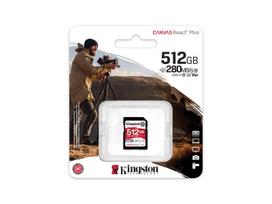 2gb sd kortele - Kingston Canvas React Plus, 512 GB, SDXC, UHS-II, V60 - 1 nuotrauka