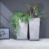 vazonas 40 cm - Vazono padėklas Prosperplast IPMS400, pilka (Grey), 40 cm - 1 nuotrauka