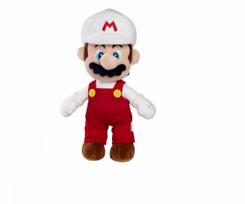 Pliušinis žaislas Simba Super Mario Fire Mario, baltas/raudonas, 30 cm