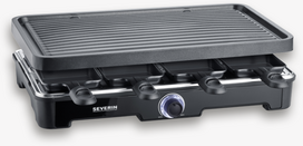 raclette - Severin RG 9670 Juodas (Black) - 1 nuotrauka