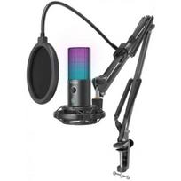 kondensatoriniai mikrofonai - Fifine T669 PRO3 RGB Black (Juodas) - 2 nuotrauka