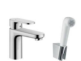 praustuvo maisytuvas su bide - Hansgrohe Vernis Blend 71215000, bidė maišytuvas su purkštuku, chromas (Chrome) - 1 nuotrauka