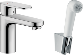 praustuvo maisytuvas su bide - Hansgrohe Vernis Blend 71215000, bidė maišytuvas su purkštuku, chromas (Chrome) - 2 nuotrauka