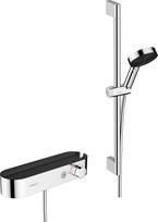 hansgrohe termostatine duso sistema - Dušo sistema su termostatiniu maišytuvu Hansgrohe Pulsify Select 150, chromo - 1 nuotrauka