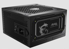 750 w maitinimo blokas - MSI MAG A750GL PCIE5 II 750W 80 PLUS Gold Modular - 2 nuotrauka