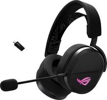 usb ausine - ASUS ROG Pelta Juodas (Black) - 1 nuotrauka