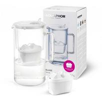 vandens indas - Aquaphor Glass 2.5L Baltas (White) + 1 Maxfor+ Mg - 1 nuotrauka