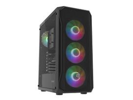 midi - Fury Shobo SH4F RGB Midi Tower Black (Juodas) - 1 nuotrauka