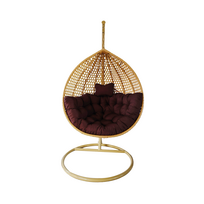 Pakabinamas supamasis krėslas Domoletti Kristina, rudas (Brown)
