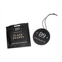vynuogiu kvapai - Aromatic 89 Kabinamas popierinis oro gaiviklis Juodas (Black) Vynuogės - 2 nuotrauka