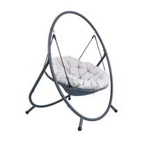 Home4you WANDA pakabinamas krėslas, pilkas (Gray)