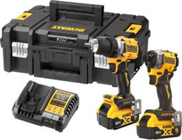 DeWalt DCK2051P2T, 18 V XR Combo komplektas (DCD800 + DCF850), 2x5,0Ah, TSTAK