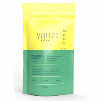 YOU 2.0 hidrolizuotas kolagenas su kanapių baltymais, 300 g