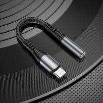 ausiniu laidas c - Adapteris USB Type-C (M) - ausinių jungtis 3.5mm (F) - 4 nuotrauka