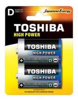 Toshiba High Power LR20 Alkaline Battery 2x