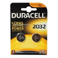 licio baterija - Duracell CR2032, 3V, 2 vnt - 1 nuotrauka