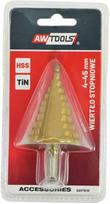 pakopinis graztas - AW-Tools AW40983 Pakopinis grąžtas HSS 4-45 mm - 2 nuotrauka
