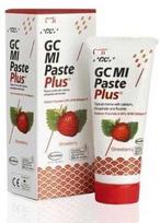 gc mi - GC Mi Paste Plus Recaldent dantų kremas su fluoru, braškių skonio, 35 ml - 1 nuotrauka