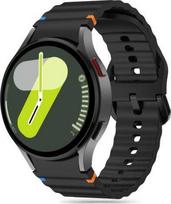 watch 4 pro - Tech-Protect watch strap Silicone Sport Samsung Galaxy Watch 4/5/5 Pro/6/7/FE, juodas (Black) - 1 nuotrauka