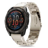 Tech-Protect nerūdijančio plieno apyrankė Garmin Fenix 5X / 5X Plus / 6X / 6X Pro / 7X / 8 (51mm) - titano (Titanium)