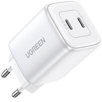 ugreen nexode - Ugreen CD294 Nexode 45W GaN 2xUSB-C PD įkroviklis Baltas (White) - 2 nuotrauka